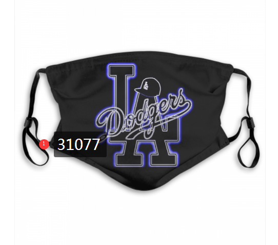 2020 Los Angeles Dodgers Dust mask with filter 5->mlb dust mask->Sports Accessory